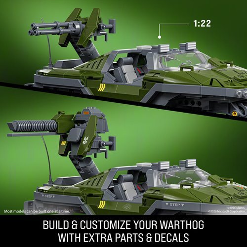 Brick Shop Hot Wheels Halo UNSC M12 Warthog Vehicle - Image 4