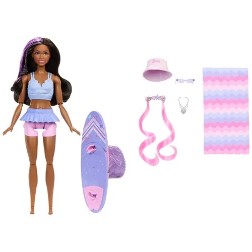 Barbie Fantasy Barbie in a Mermaid Tale Adventure Swim & Surf Brooklyn Doll - Image 12