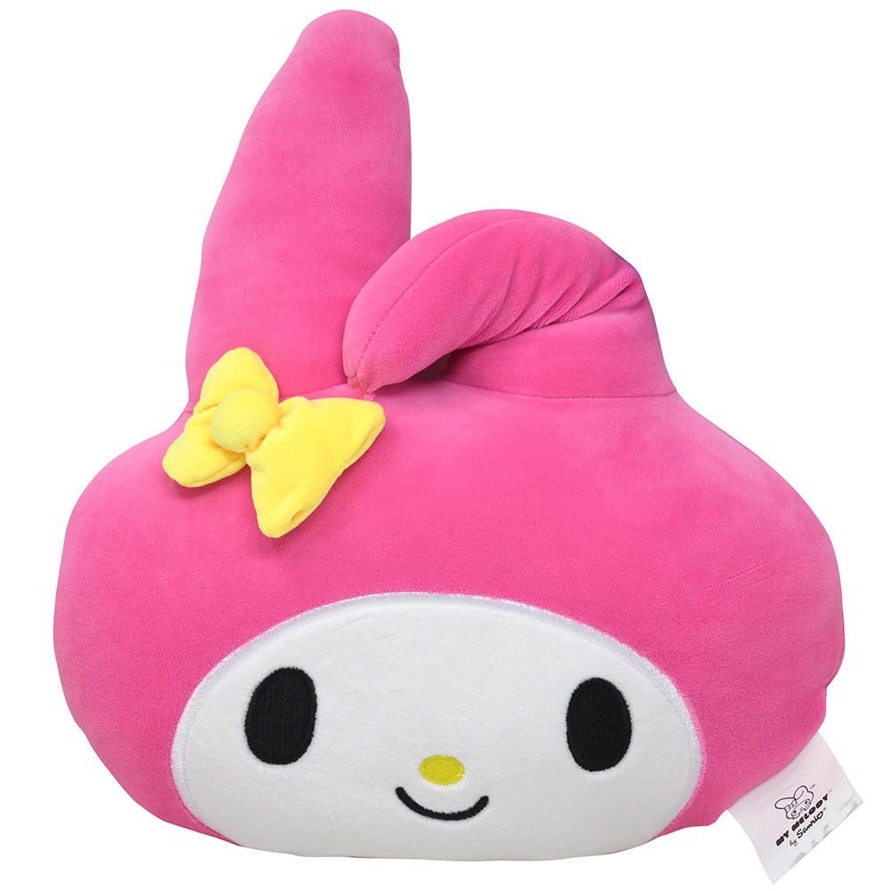 Wholesale Hello Kitty My Melody Head Shaped Squishy Cloud Plush Pillow 11x13"
