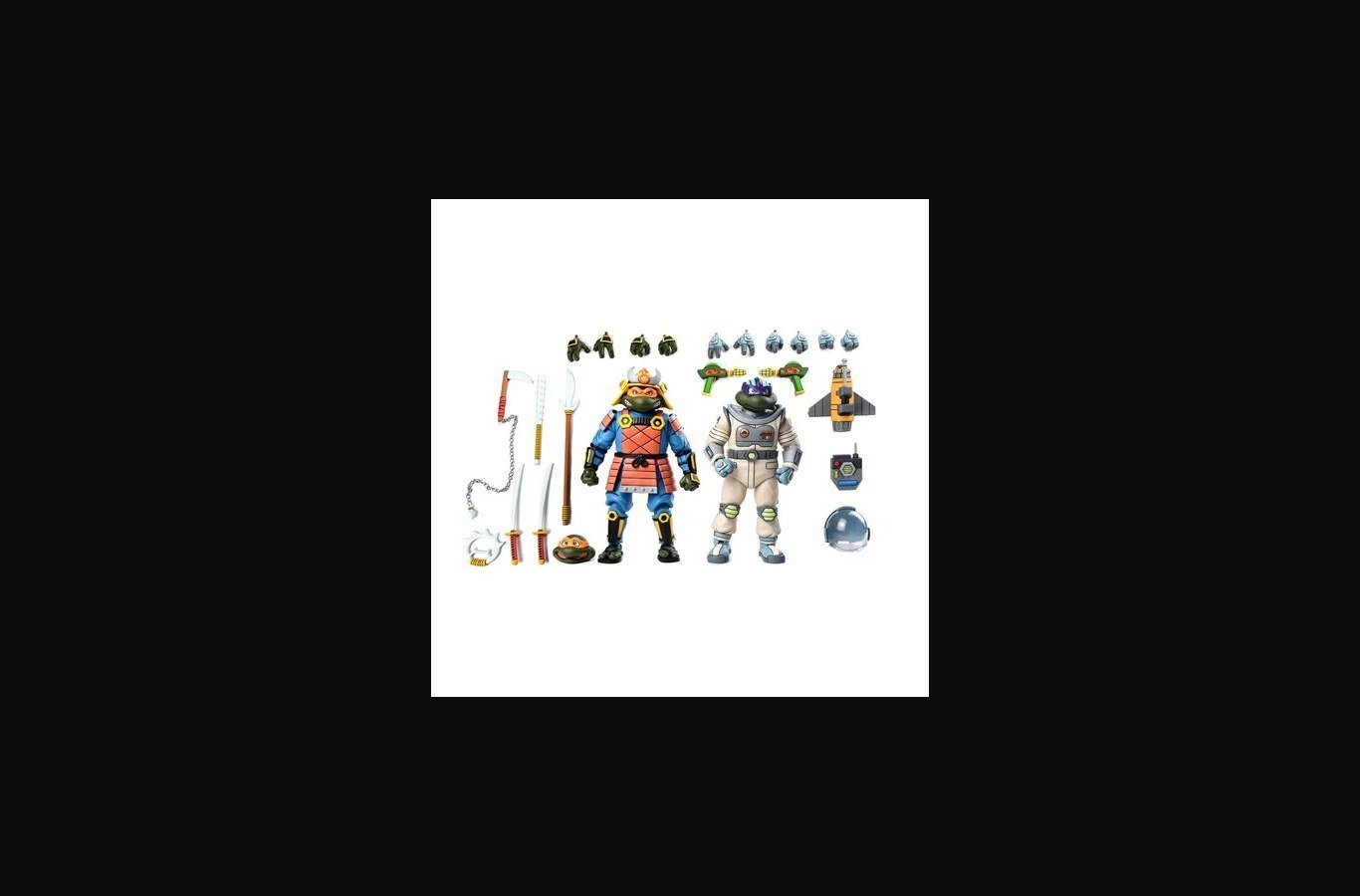 Teenage Mutant Ninja Turtles (1987 Cartoon) Space Adventure & Samurai Turtles 7-Inch Scale Action Figure 2-Pack - Image 2