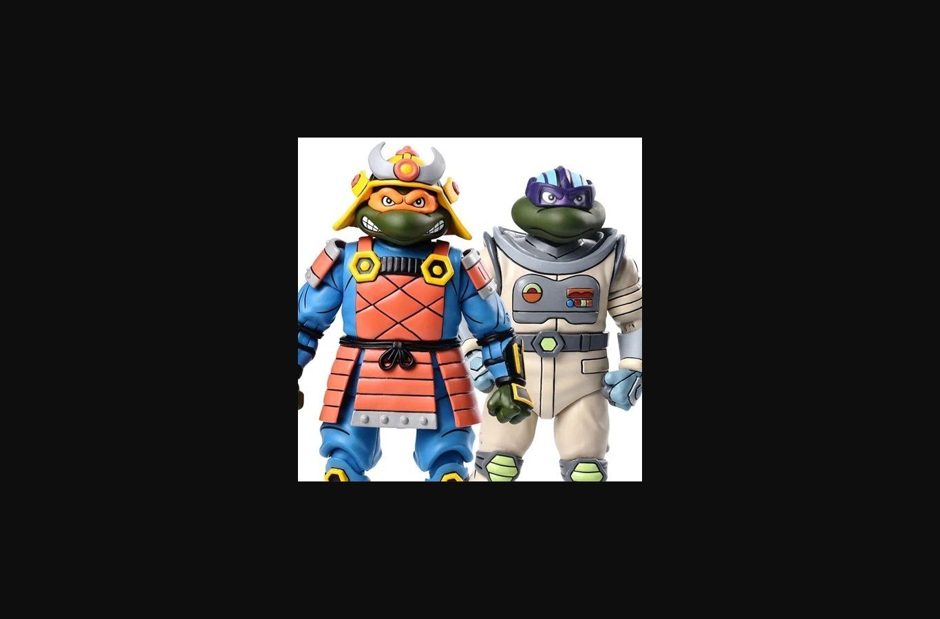 Teenage Mutant Ninja Turtles (1987 Cartoon) Space Adventure & Samurai Turtles 7-Inch Scale Action Figure 2-Pack - Image 3