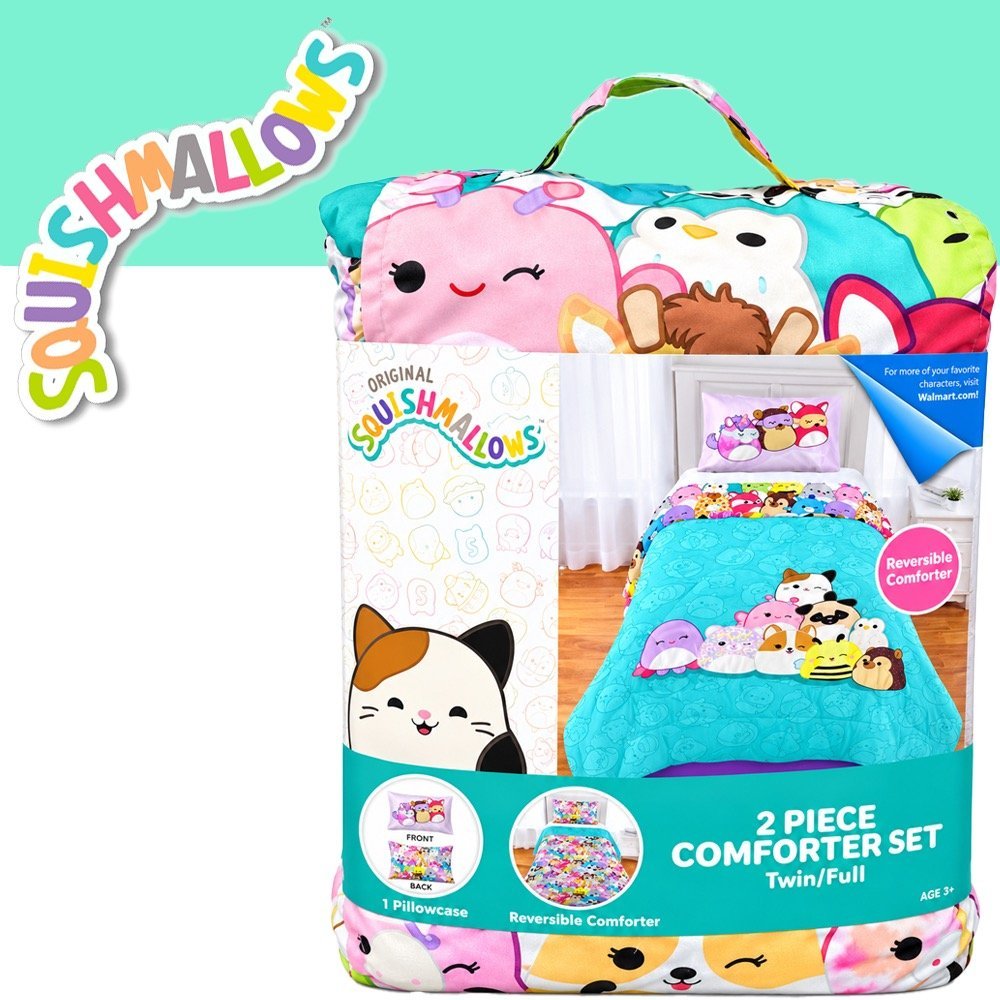 Wholesale Squishmallows Mallow Dreams Comforter w/Pillowcase - Twin/Full