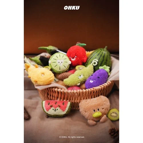 Juicypals Collective Series Blind-Box Plush Charm Case of 6 - Image 2