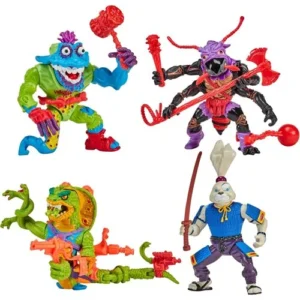 Teenage Mutant Ninja Turtles Classic Mutants Antrax Scale Tail Wyrm Usagi Action Figure 4-Pack