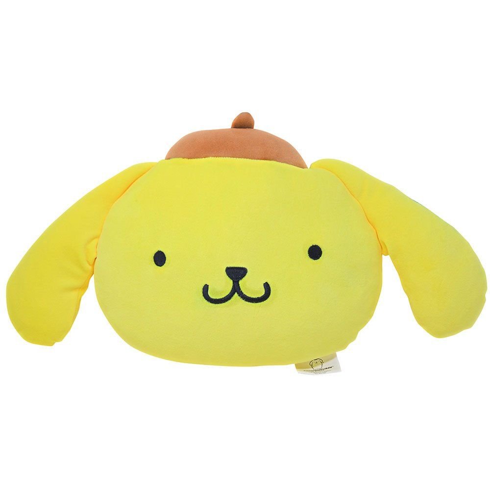Wholesale Hello Kitty Pompompurin Head Shaped Squishy Cloud Plush Pillow 11x13"