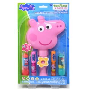 Wholesale Peppa Pig Lip Balm with Light Up Mirror on Card