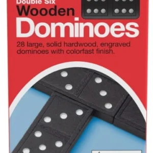 Pressman Dominoes Double Six Wooden