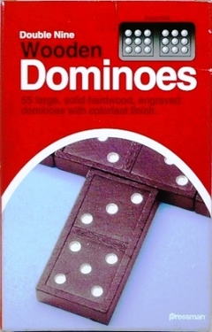 Pressman Double 9 Wooden Dominoes - Image 2
