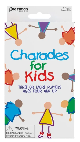 Pressman Charades For Kids Card Game