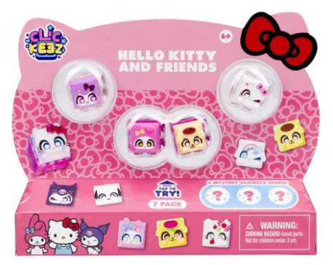 Pressman Clickeez Hello Kitty & Friends - 7-Pack (Coming Fal