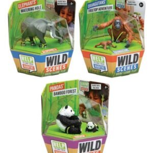 PlayMonster Wild Scenes Asst (Panda,Orangutan,Elephant)
