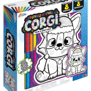 RMS Int'l Color & Wash Pillow - Corgi