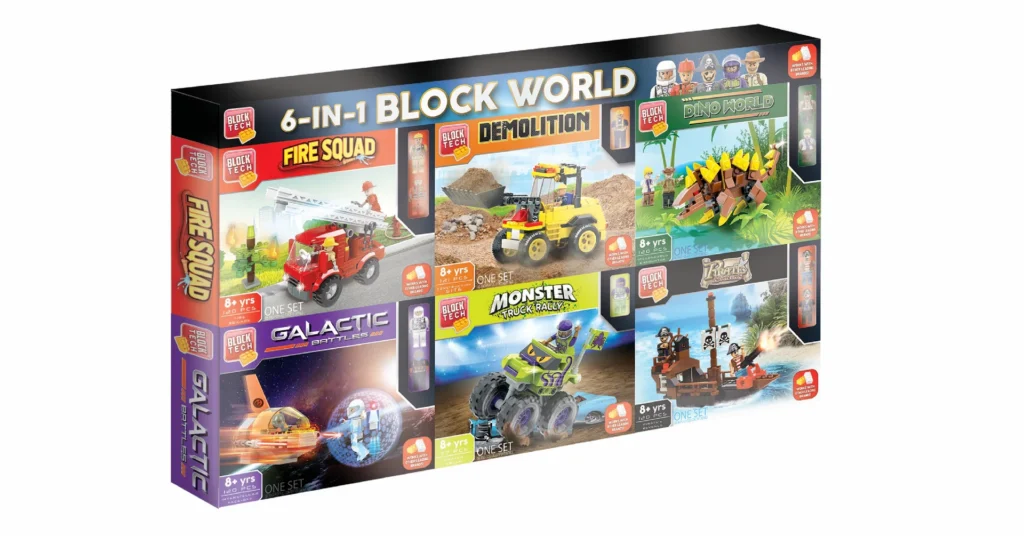 RMS Int'l 6 In 1 Block World