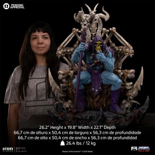 Masters of the Universe Skeletor on Throne 1:3 Prime 10th Anniversary Scale Limited Edition Statue - Image 11