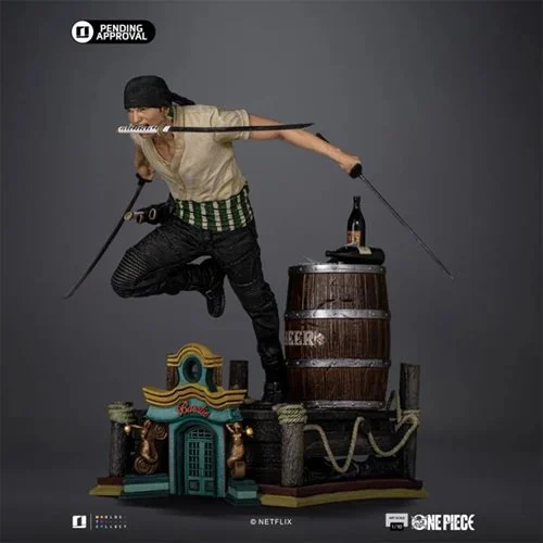 One Piece Netflix Roronoa Zoro 1:10 Art Scale Limited Edition Statue - Image 3