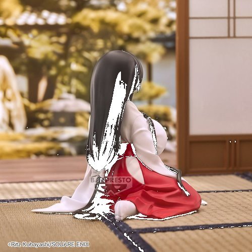 Saki Kasumi Iwato Relax Time Statue - Image 3