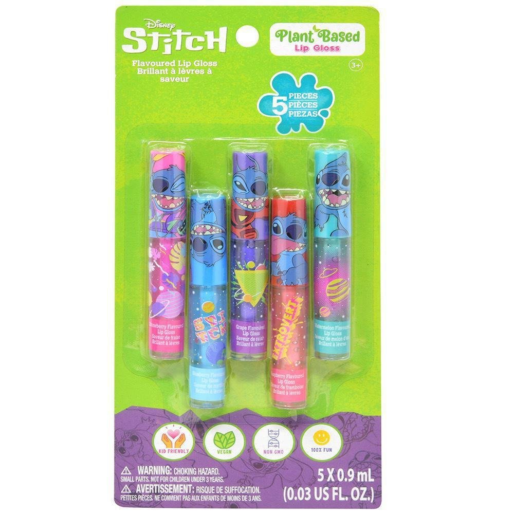Wholesale Stitch 5pk Lip Gloss on Card Non Toxic, Plant Based, Paraben Free