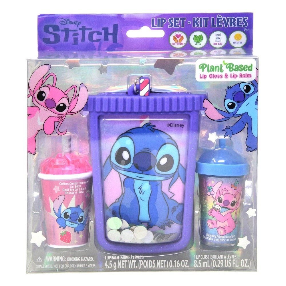 Wholesale Stitch 2pk Lip Gloss with Silicone Bag
