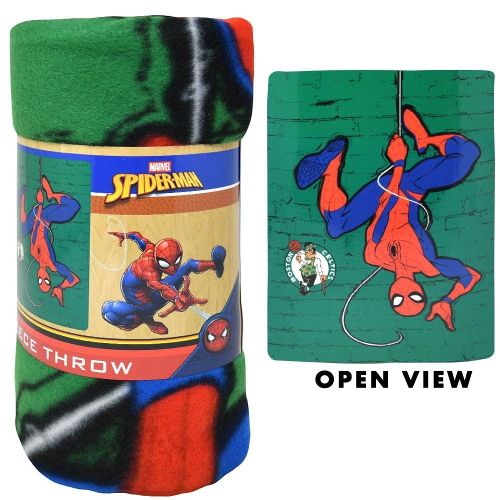 Wholesale MAR-NBA 45X60 Fleece Throw All Star Spidey - Celtics