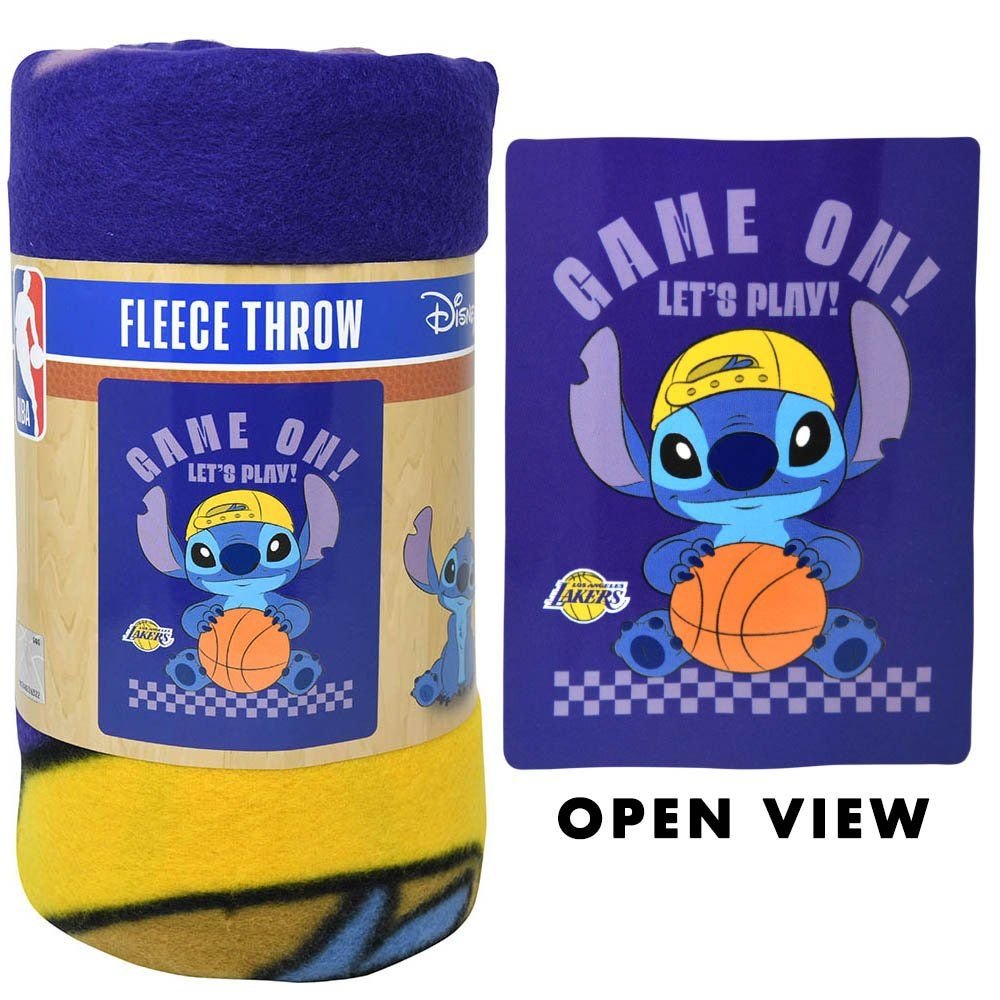 Wholesale DIS-NBA 45X60 Fleece Throw Game Play - Lakers