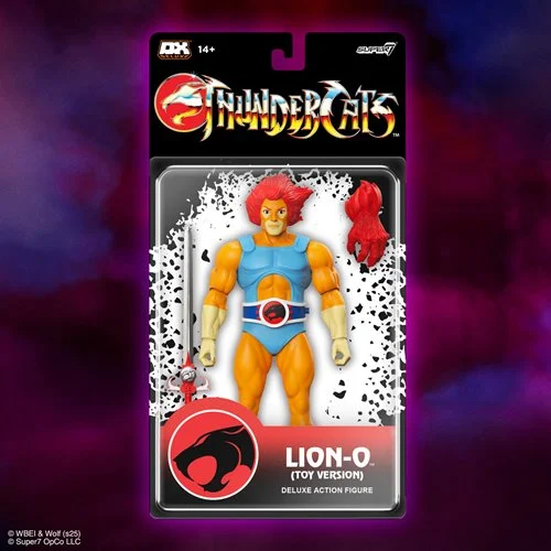 ThunderCats Deluxe Lion-O (Toy Recolor) 7-Inch Action Figure - Image 6