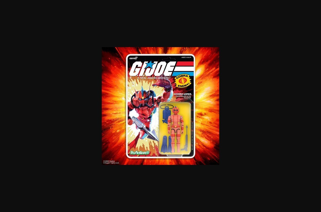G.I. Joe Hydro Viper (Comic) 3 3/4-Inch ReAction+ Figure - Image 4
