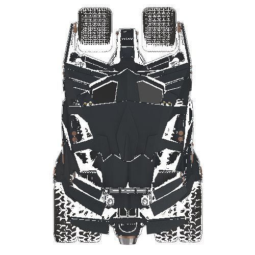 Batman Tumbler (Full Color) Super Cyborg Vehicle - Image 3