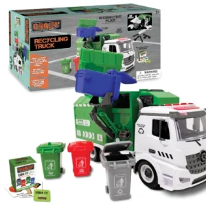 Thin Air Garbage Recycling Truck - Light & Sound 1:12 Scale