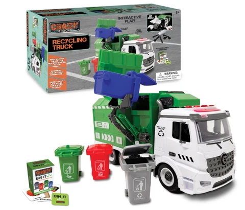 Thin Air Garbage Recycling Truck - Light & Sound 1:12 Scale - Image 2