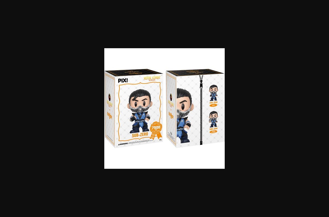 Mortal Kombat Sub-Zero Pix Vinyl Figure - Image 3