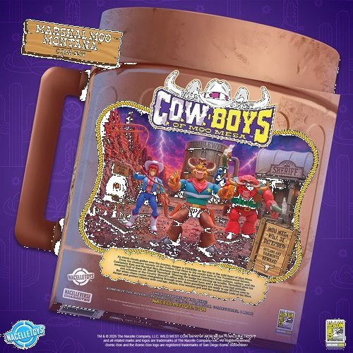 Wild West C.O.W.-Boys of Moo Mesa Marshal Moo Montana in the Tumbleweed Saloon Action Figure - SDCC 2026 Exclusive