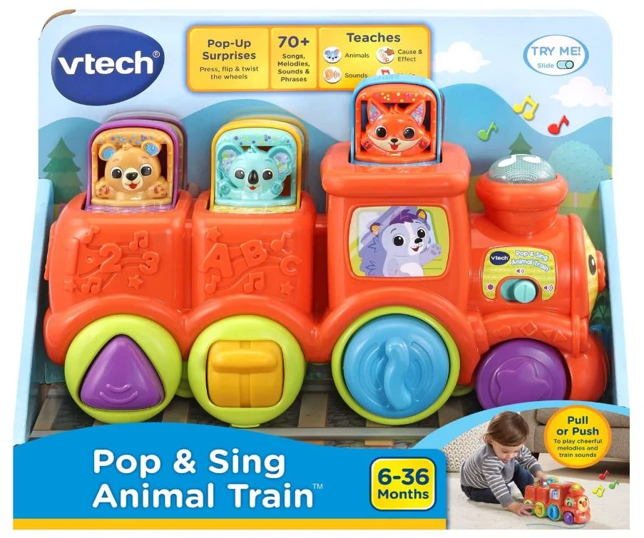 Vtech Pop & Sing Animal Train