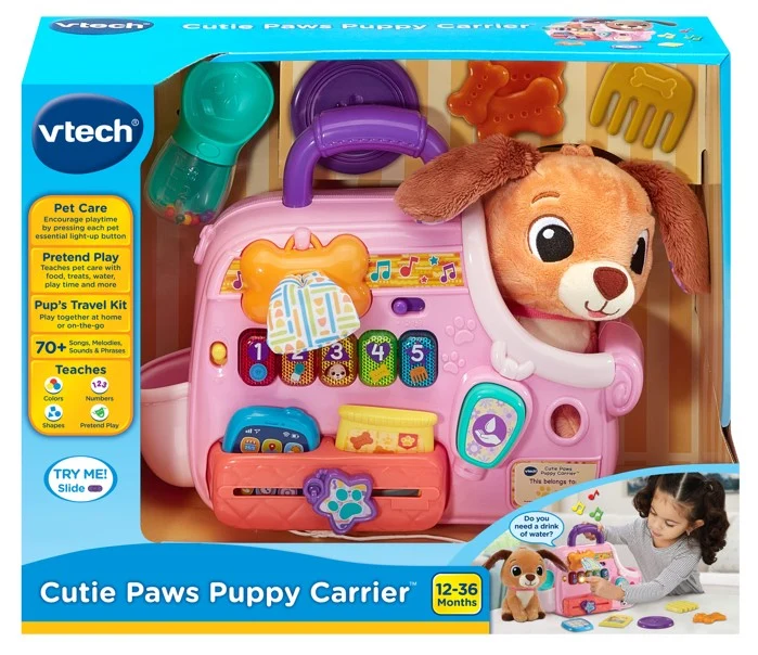 Vtech Cutie Paws Puppy Carrier Playset