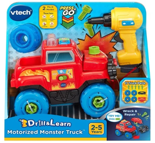 Vtech Drill & Learn Motorized Monster Truck