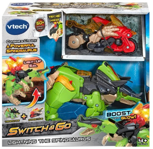Vtech Switch & Go Boost Lightning The Spinosaurus