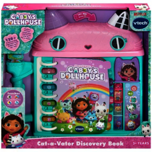 Vtech Gabby'S Dollhouse Cat-A-Vator Discovery Book