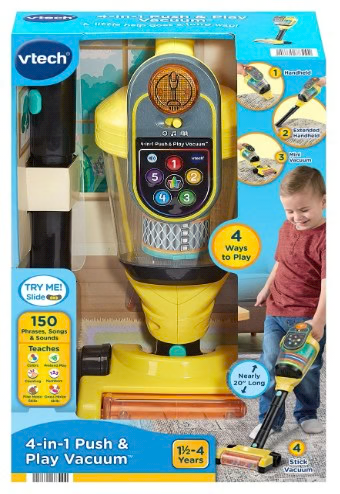 Vtech 4-In-1 Push & Play Vacuum