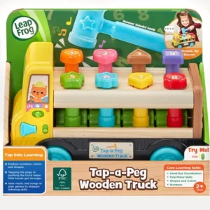 Vtech Leapfrog Tap-A-Peg Wooden Truck