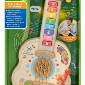 Vtech Leapfrog Strum & Count Wooden Guitar