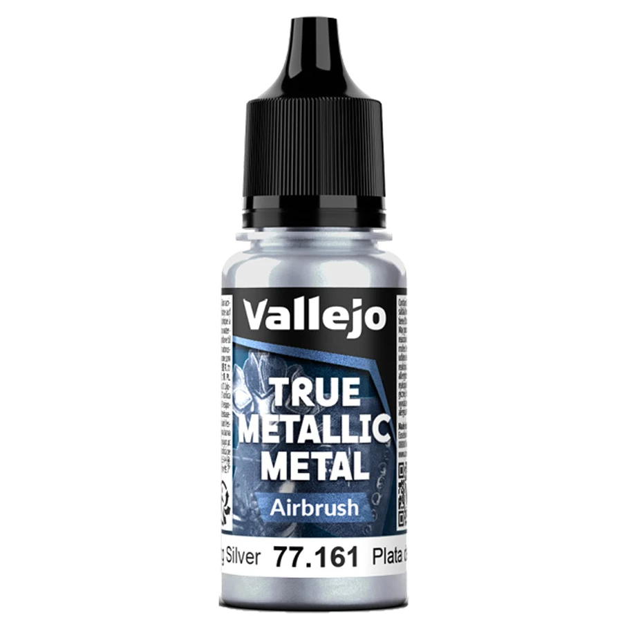 True Metallic Metal: Airbrush: Sterling Silver