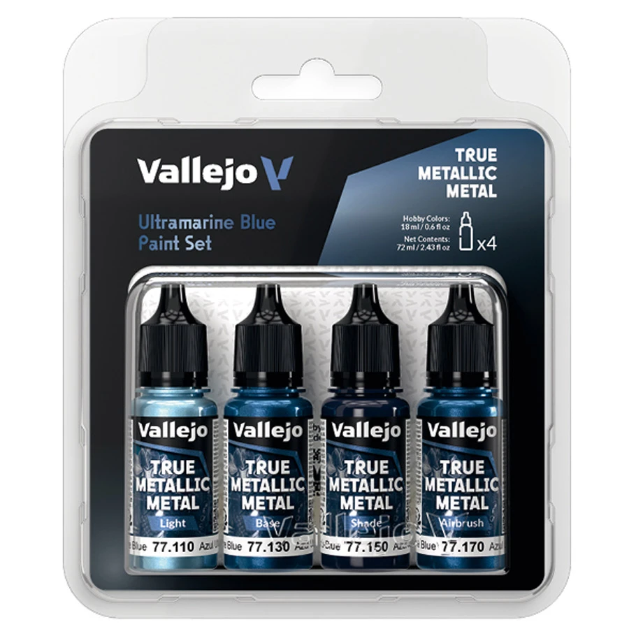 True Metallic Metal: Ultramarine Blue Color Set (4)
