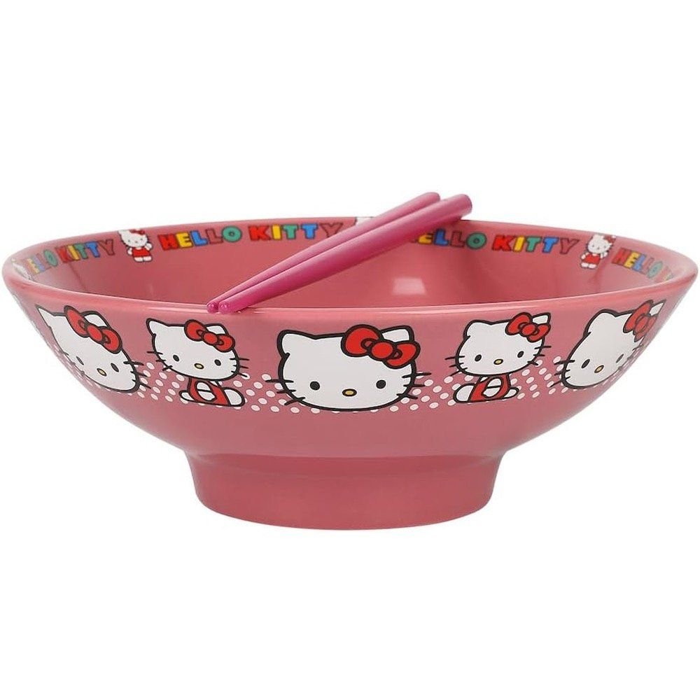 Wholesale Hello Kitty Bowl with Chopsticks in Brown box