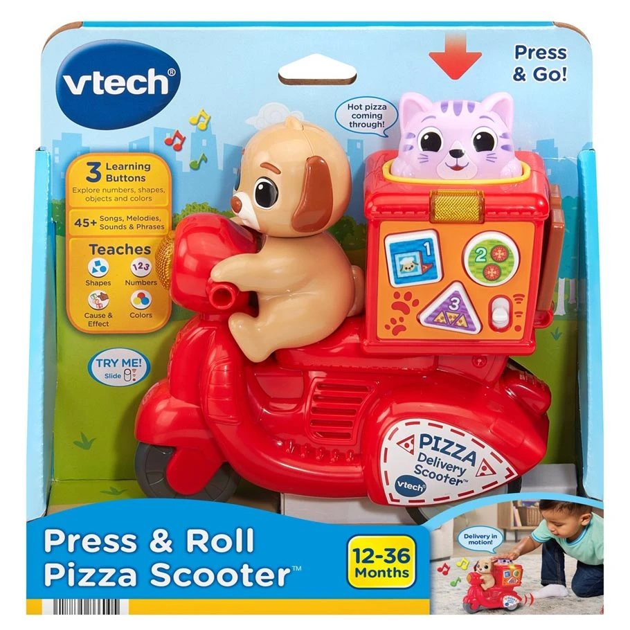 VTech: Press & Roll Pizza Scooter (2)