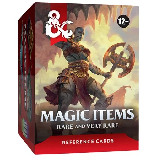 Dungeons & Dragons Trove Magic Items Rare and Very Rare Reference Cards