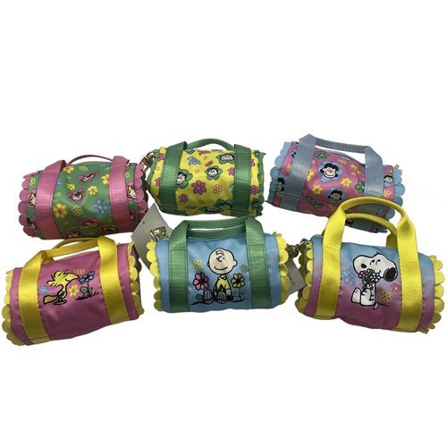 Peanuts Sherbert Spring Mini Duffle Bag Charm Display of 12