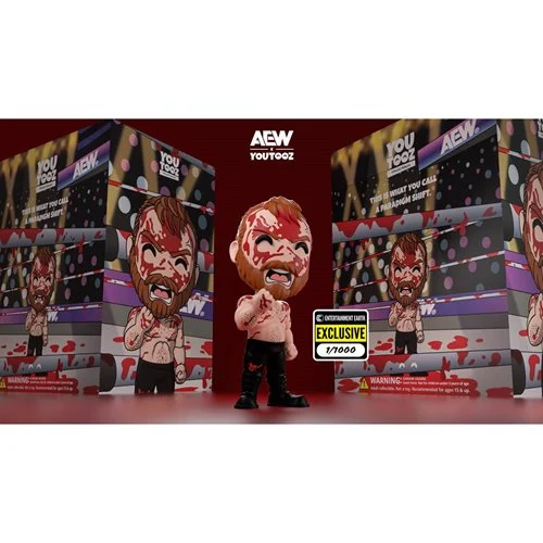 AEW Collection Bloody Jon Moxley Variant Vinyl Figure #9 - Entertainment Earth Exclusive - Image 4